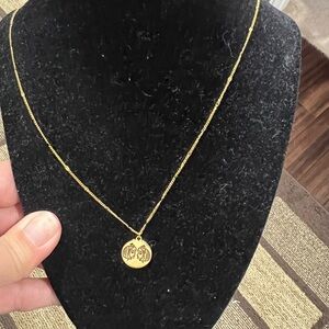 Gold Zodiac Pendant Necklace